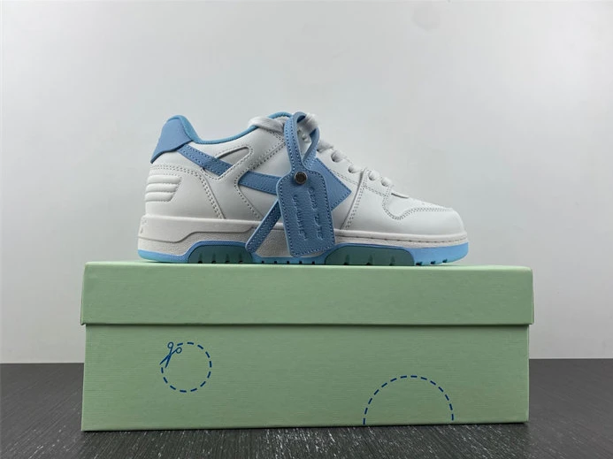 OFF-WHITE Out Of Office OOO 30 MM Low Tops White Light Blue OMIA189C99LEA0010145 AllSeason 1435