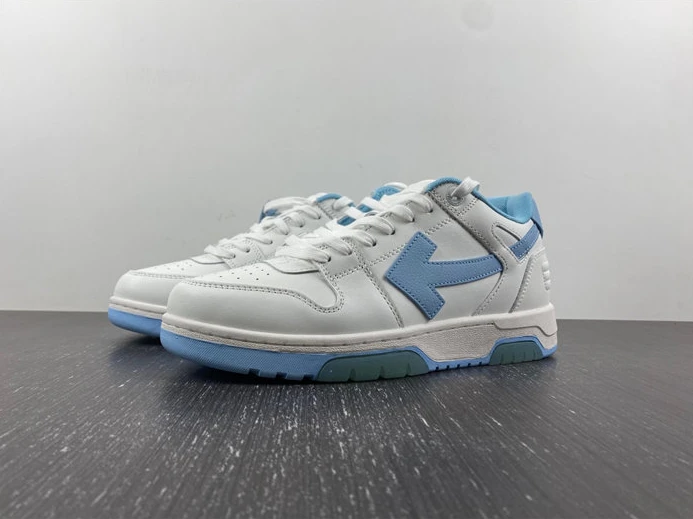 OFF-WHITE Out Of Office OOO 30 MM Low Tops White Light Blue OMIA189C99LEA0010145 AllSeason 1435