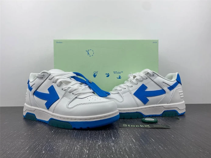 OFF-WHITE Out Of Office "OOO" Low White Blue  OMIA189S21LEA0010145 GoAnywhere 1421