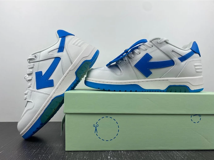 OFF-WHITE Out Of Office "OOO" Low White Blue  OMIA189S21LEA0010145 GoAnywhere 1421