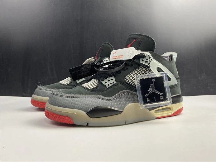 OFF-WHITE x Air Jordan 4 CV9388-001 Popular 2378