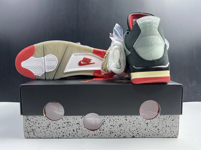 OFF-WHITE x Air Jordan 4 CV9388-001 Popular 2378