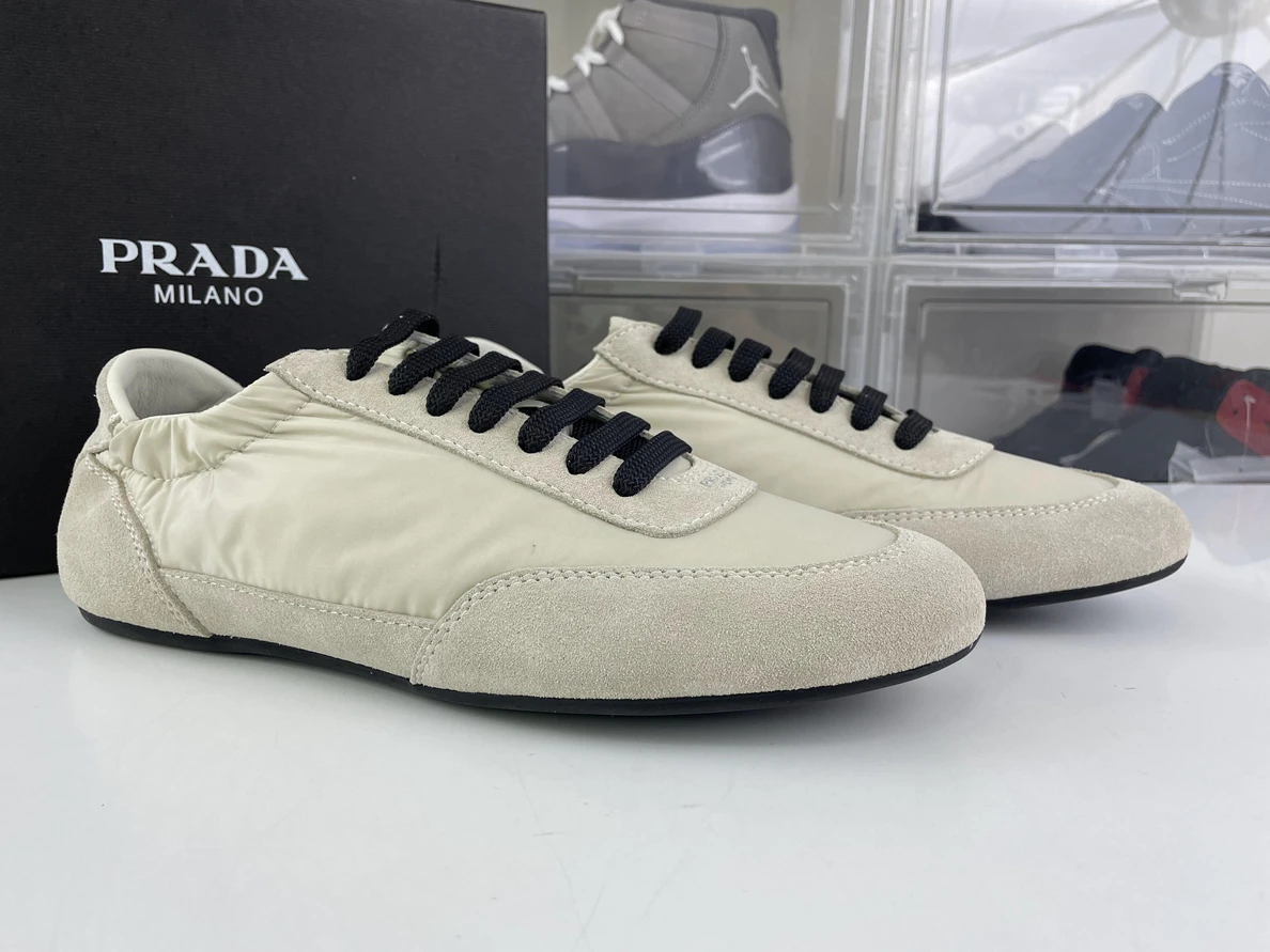 PRADA Collapse Cream white Sneakers ModernLook 3531