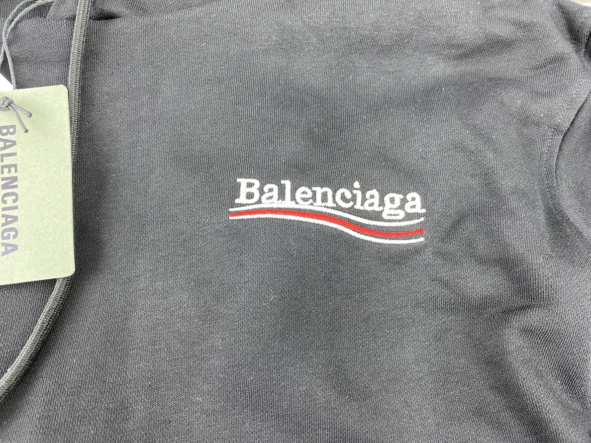 Popular 2288 Balenciaga Cola Wave Black color Hoodie 68