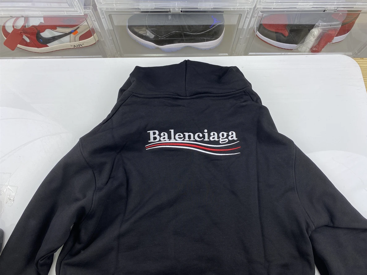 Popular 2288 Balenciaga Cola Wave Black color Hoodie 68