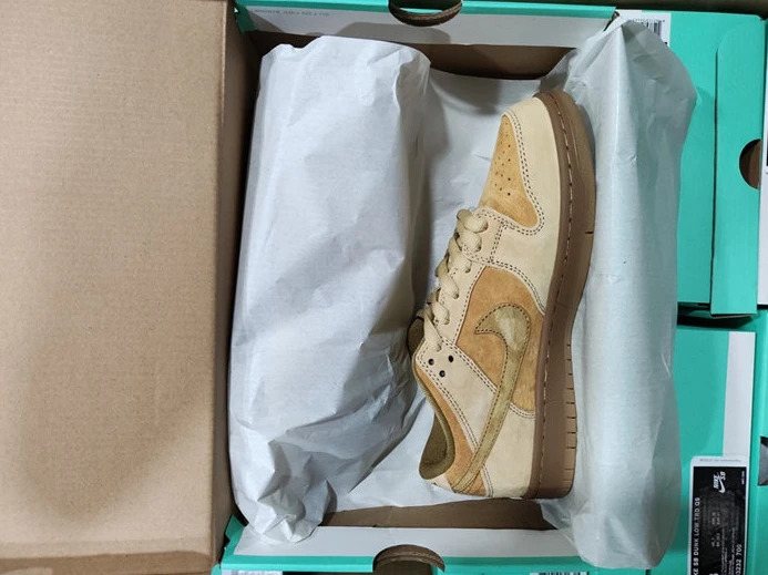 Popular 4693 Nike SB Dunk Low Wheat 883232- 2065