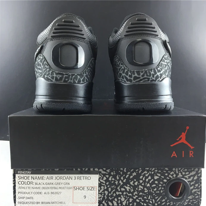 Popular 5582 Jordan3 black AJ3- 766