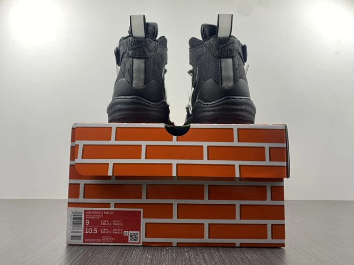 Popular 5667 Nike Air Force 1 Mid Off-White Black DO6290- 2429