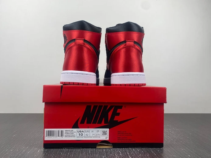 Popular 6441 Jordan 1 Retro High OG Satin Bred FD4810- 417