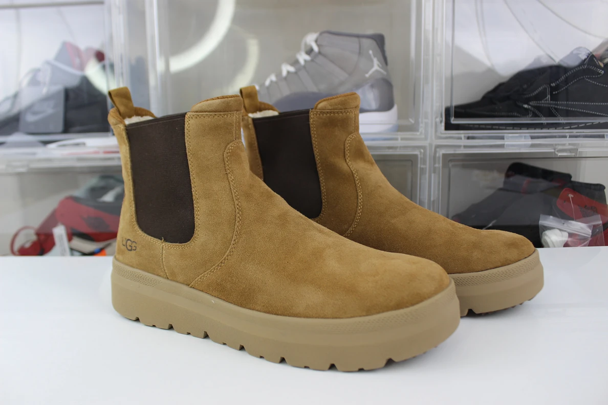 Popular 8074 UGG Men's Burleigh Waterproof Chelsea Winter Boots 3578