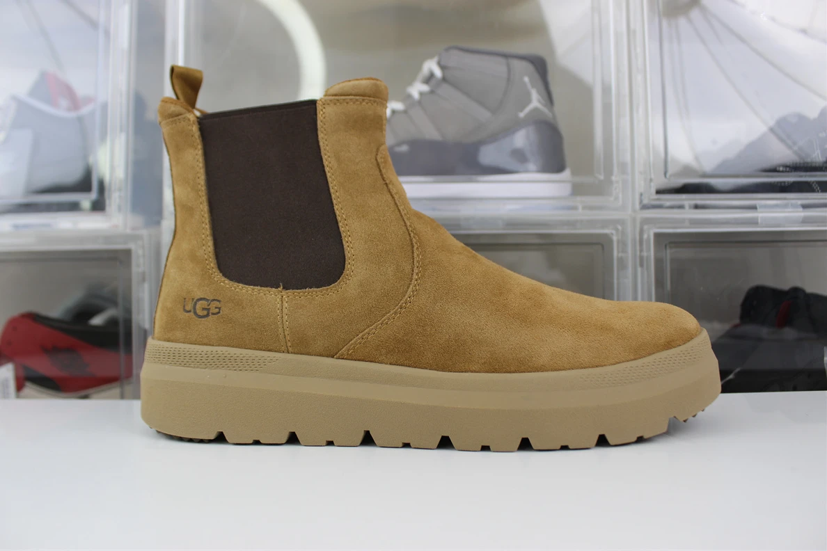 Popular 8074 UGG Men's Burleigh Waterproof Chelsea Winter Boots 3578