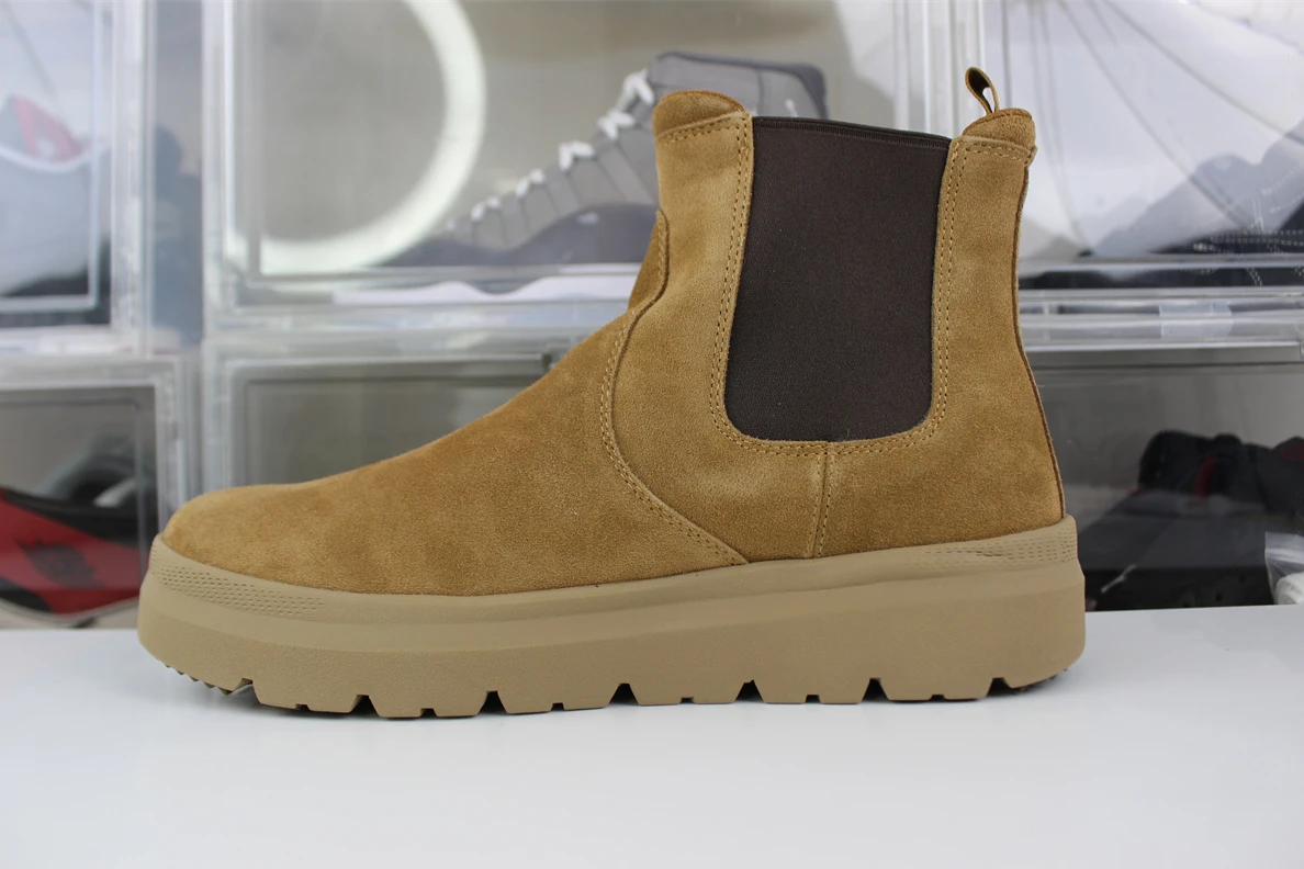 Popular 8074 UGG Men's Burleigh Waterproof Chelsea Winter Boots 3578