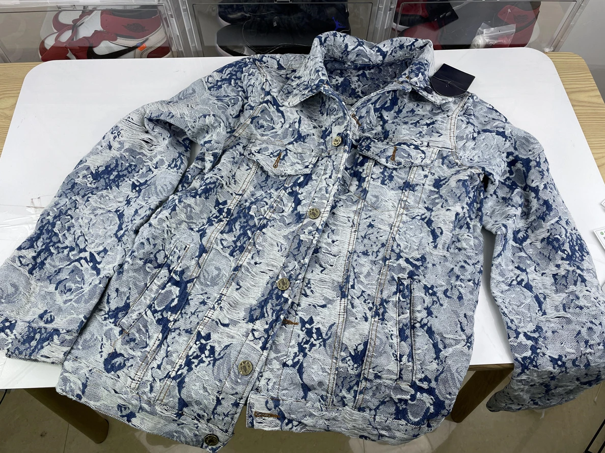 Popular 9595 LV Grey Blue Jacket 183