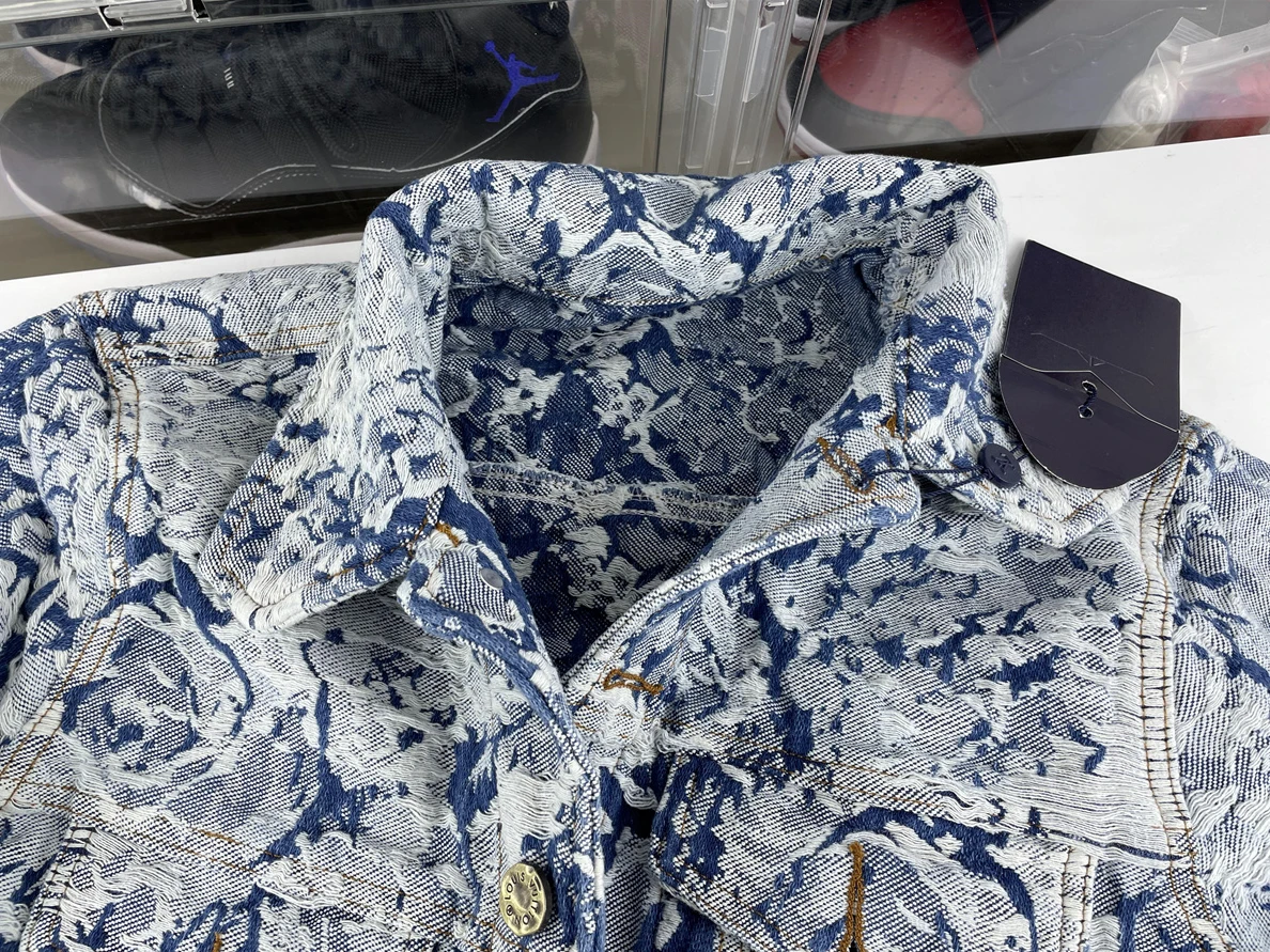Popular 9595 LV Grey Blue Jacket 183