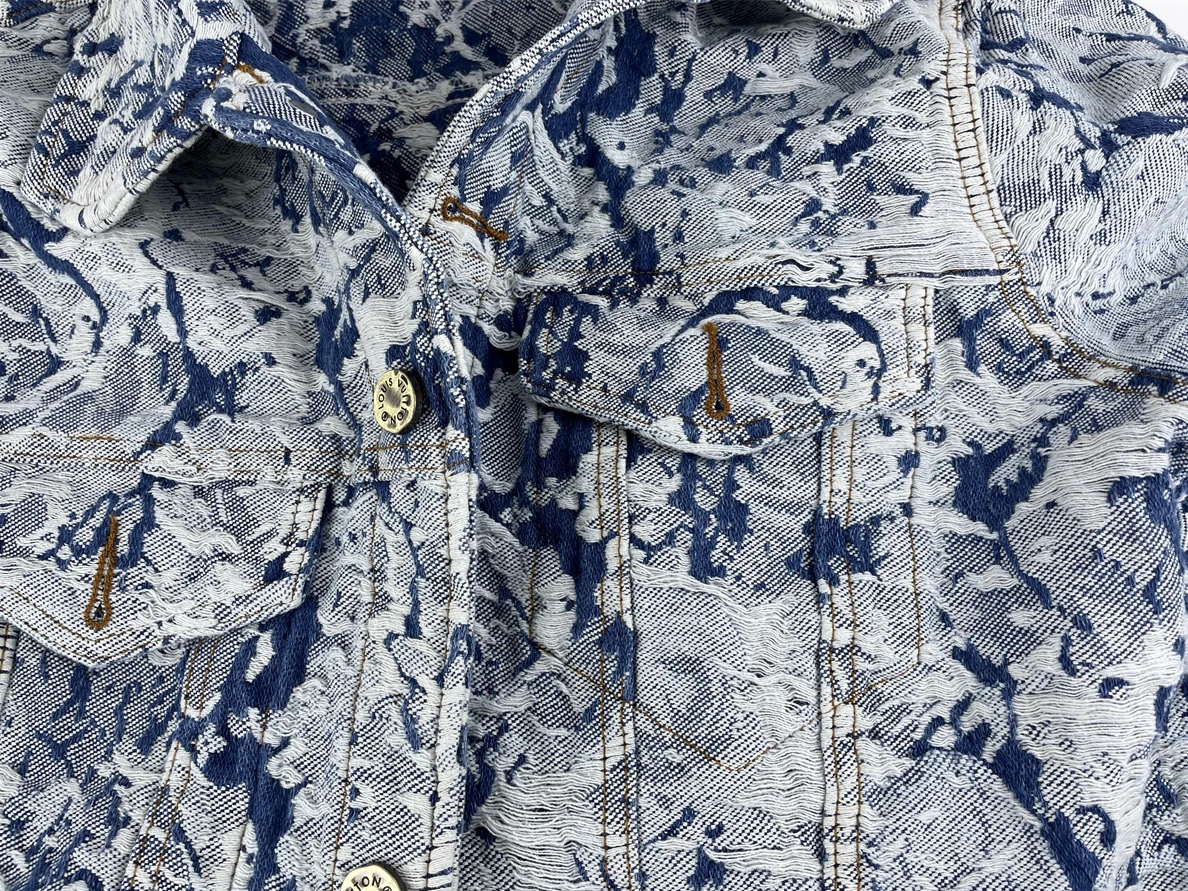 Popular 9595 LV Grey Blue Jacket 183