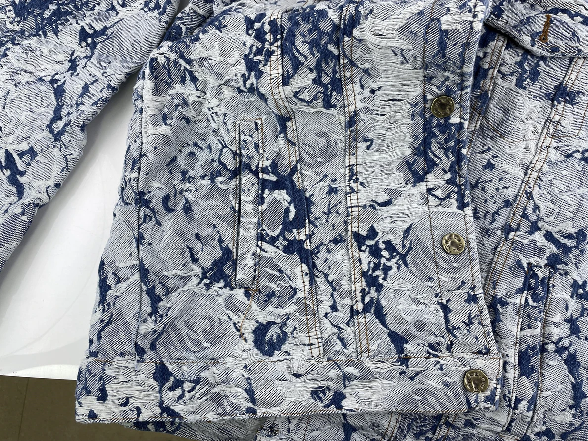Popular 9595 LV Grey Blue Jacket 183