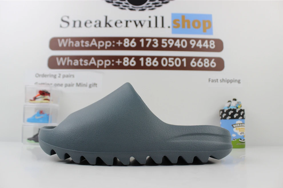 Popular Adidas YEEZY SLIDE “Slate Marine” 3027