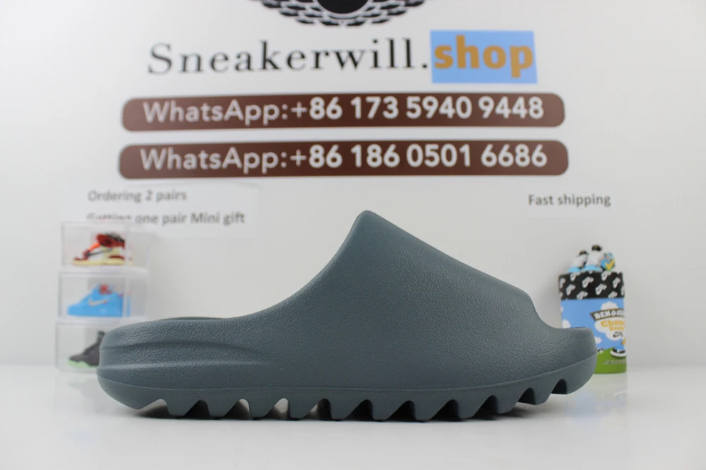 Popular Adidas YEEZY SLIDE “Slate Marine” 3027