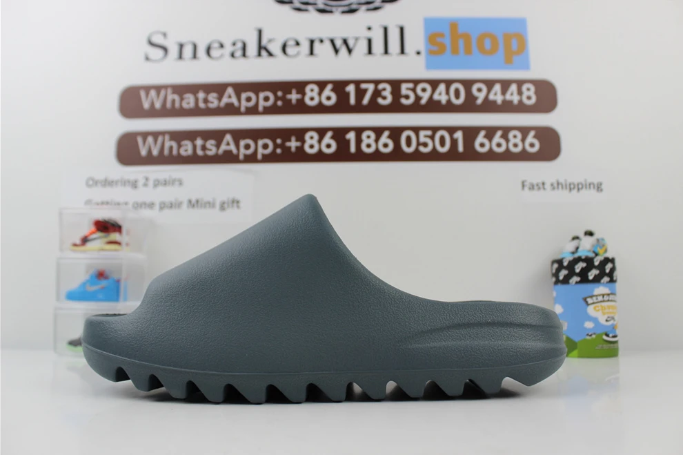 Popular Adidas YEEZY SLIDE “Slate Marine” 3027