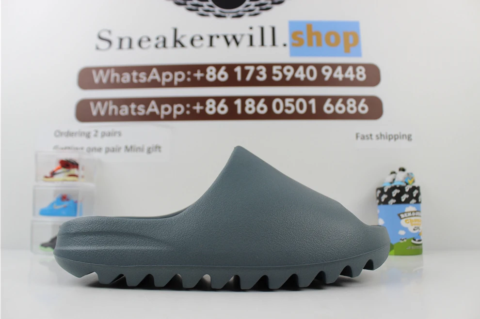 Popular Adidas YEEZY SLIDE “Slate Marine” 3027