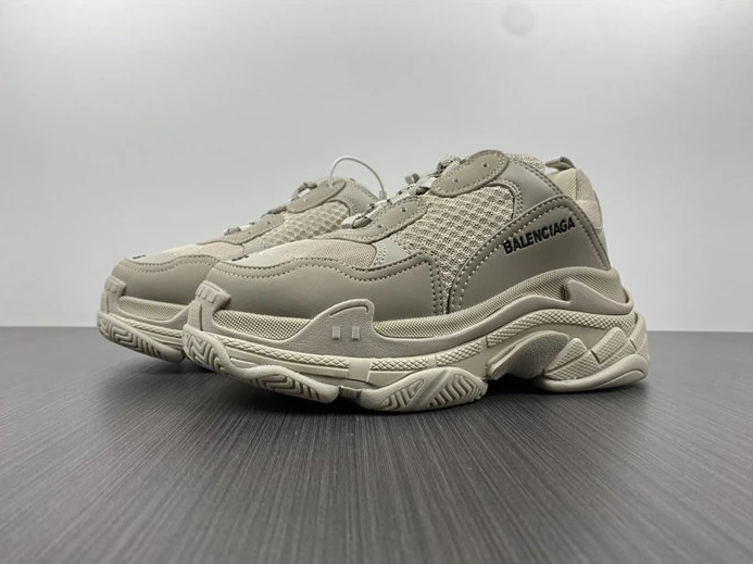 Popular BLCG Triple S Beige 524039 W2FW1 97010 3355