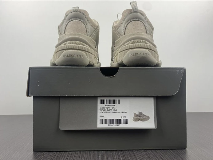 Popular BLCG Triple S Beige 524039 W2FW1 97010 3355