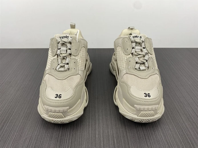 Popular BLCG Triple S Beige 524039 W2FW1 97010 3355