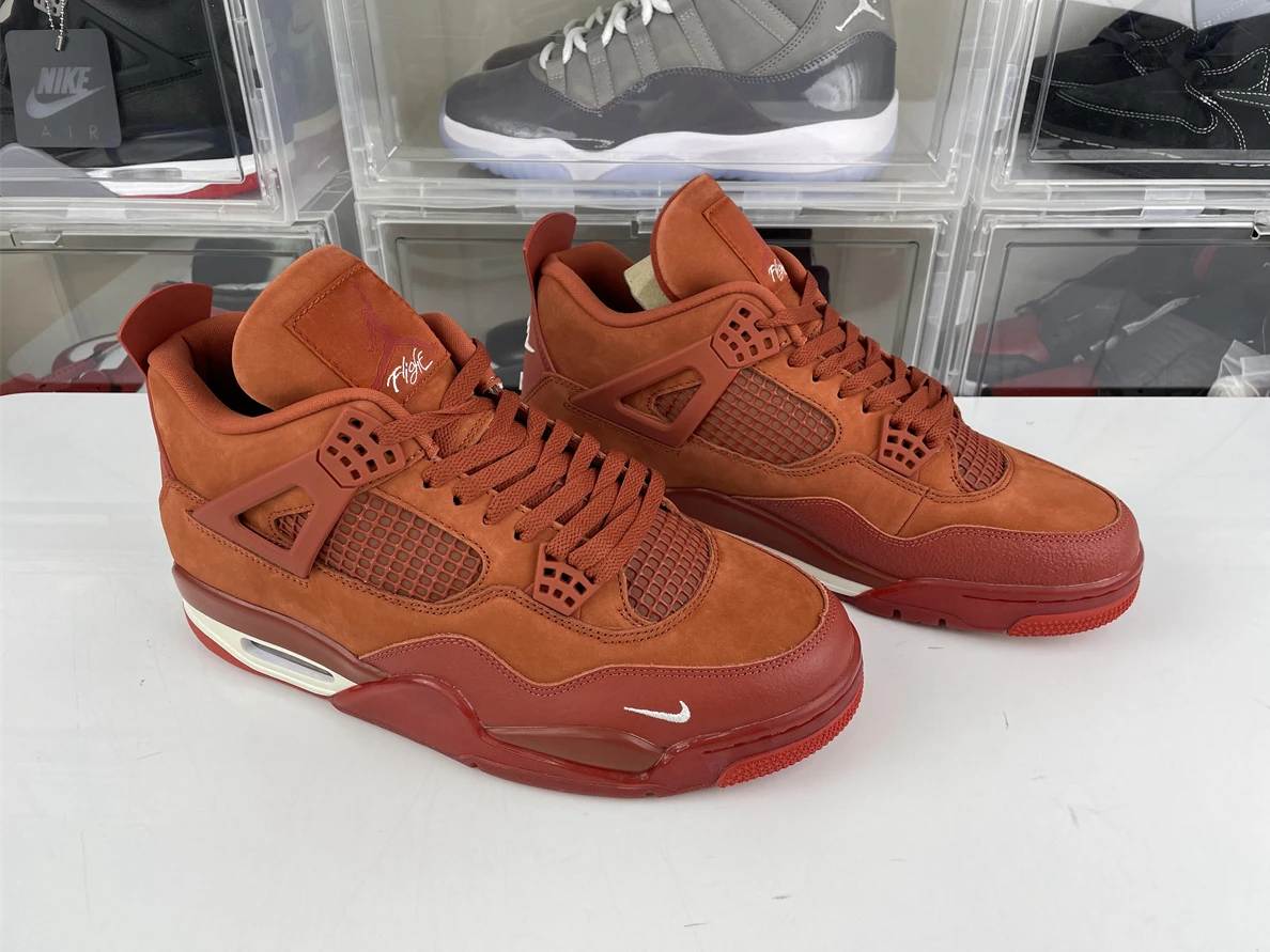 Popular GOAT Nigel Sylvester x Air Jordan 4 “Brick by Brick” 785