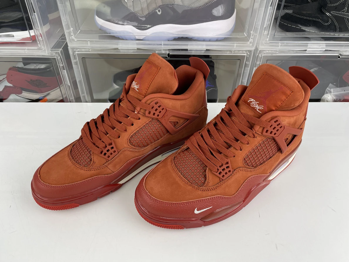 Popular GOAT Nigel Sylvester x Air Jordan 4 “Brick by Brick” 785