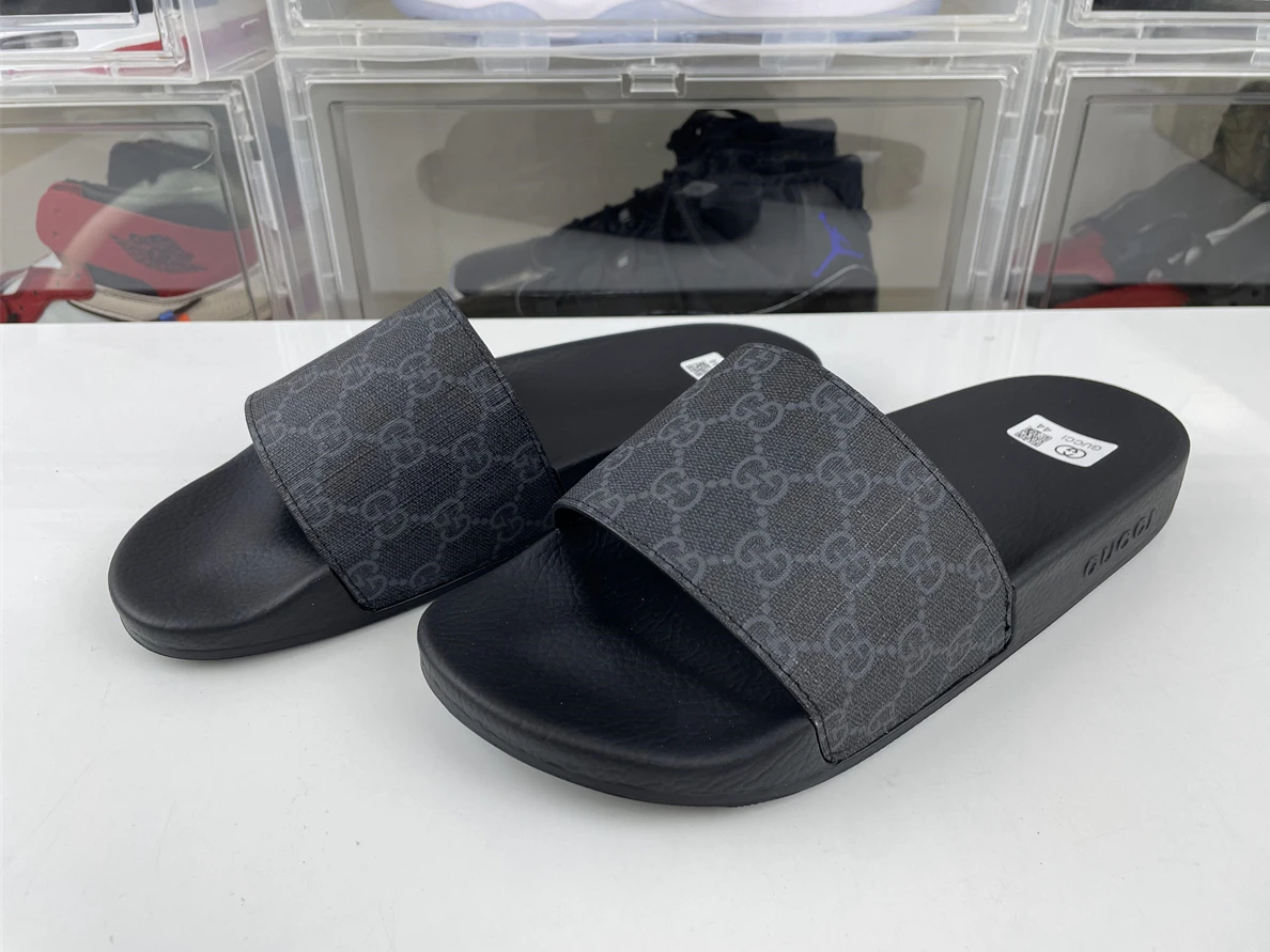 Popular GUCCI Black Grey slide 99
