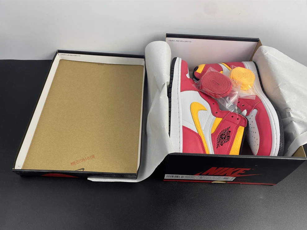 Popular Jordan1 OG Light Fusion Red 555088-603 490