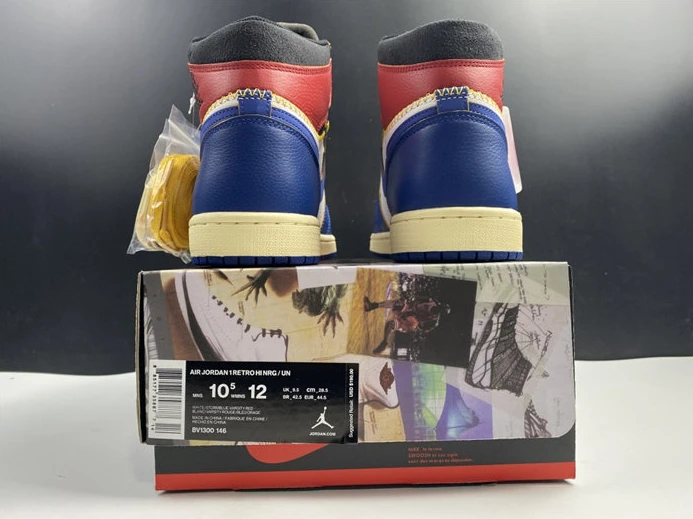 Popular Jordan1 Union Los Angeles Blue Toe BV1300-146 511