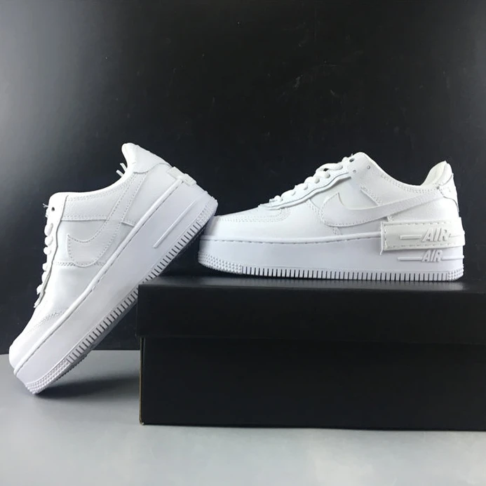 Popular Nike Air Force 1 Low Shadow Triple White  CI0919-100 2454