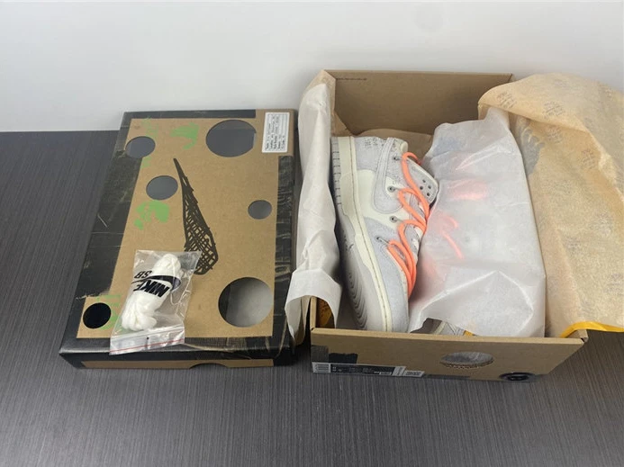 Popular Nike Dunk Low Off-White Lot 19 DJ0950-119 2354