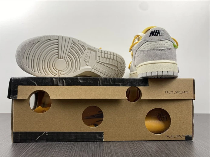 Popular Nike Dunk Low Off-White Lot 39 DJ0950-109 2362