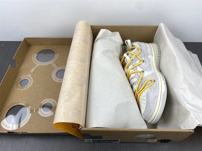Popular Nike Dunk Low Off-White Lot 39 DJ0950-109 2362