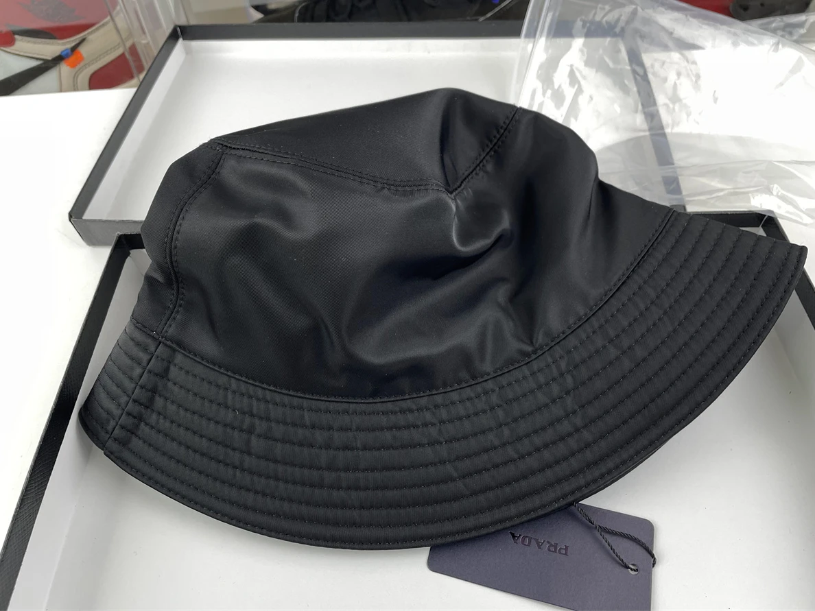 Prada Black Bucket Hat GoodFit 59