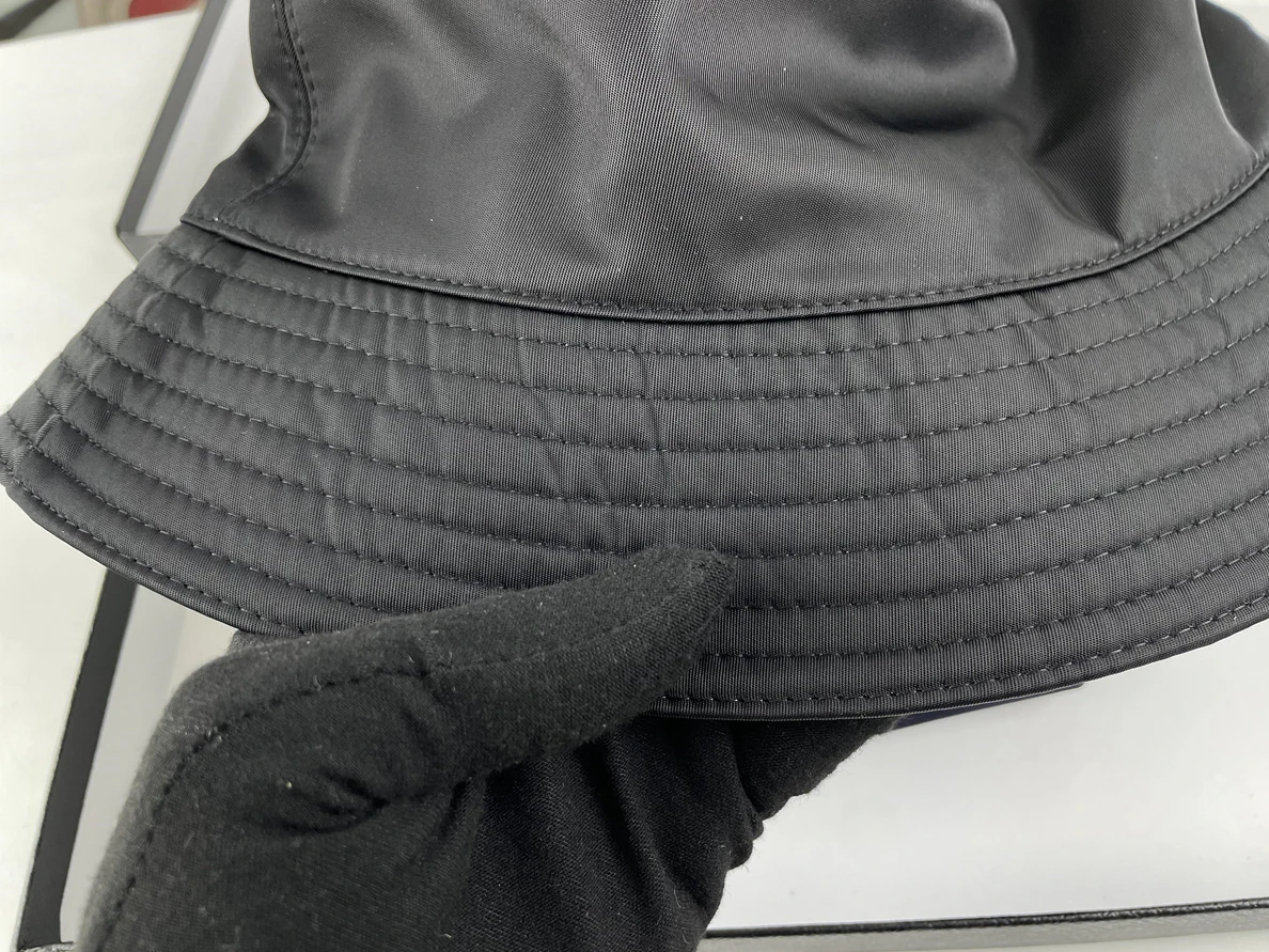 Prada Black Bucket Hat GoodFit 59