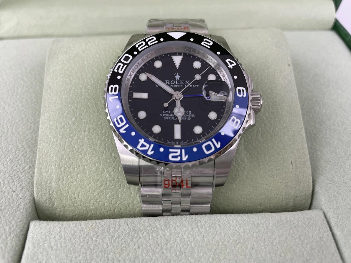 Rolex Black Blue Ghost watch (43 mm) Fashionable 304