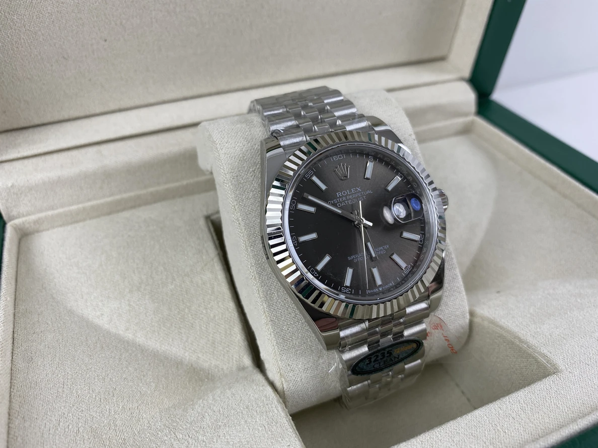 Rolex Clean-Datejust Black Watch (41mm) Comfortable 334