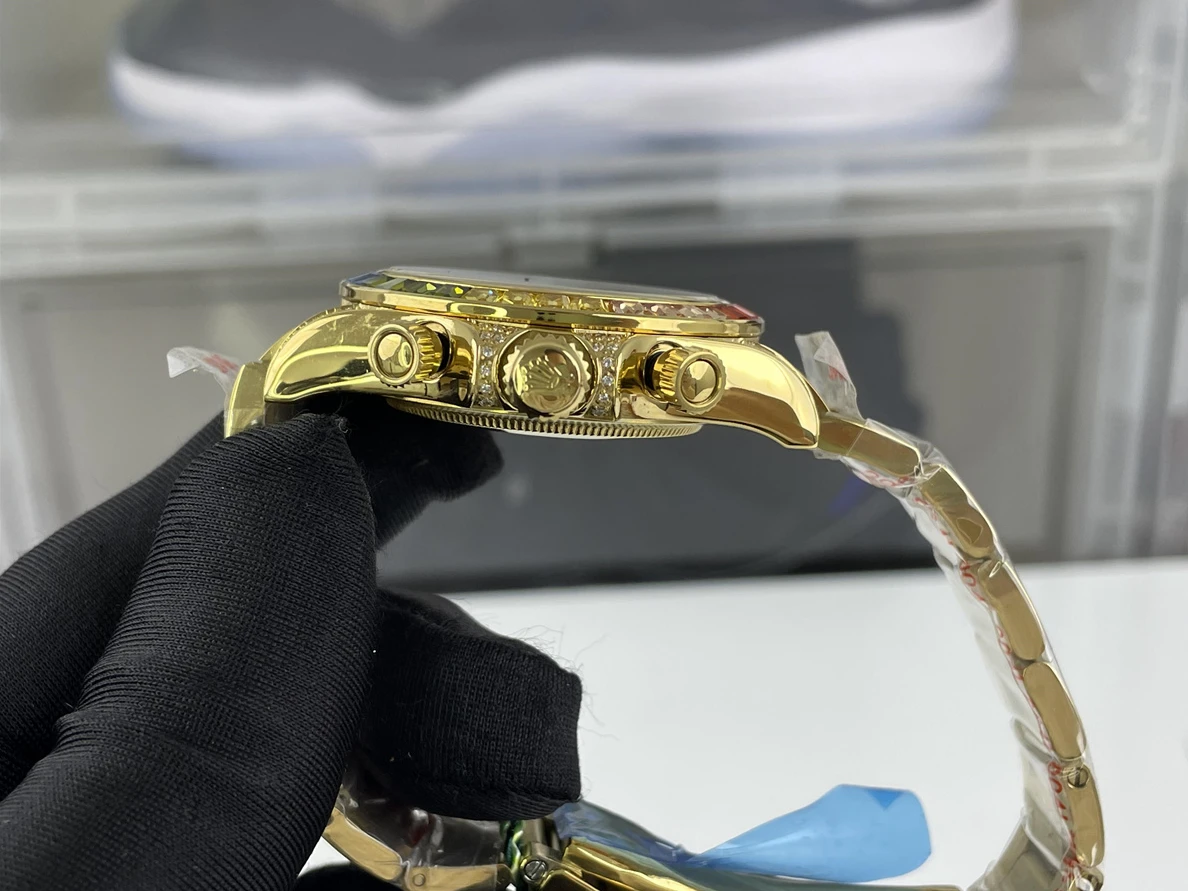 Rolex Daytona series 18K Colorful Watch with diamonds, 43mm GoodFit 310