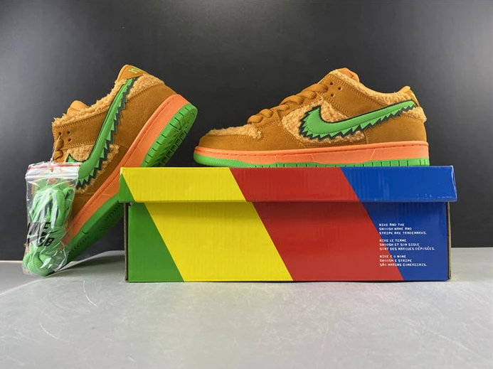 SmartChoice 1671 Nike SB Dunk Low Grateful Dead Bears Orange CJ5378 2163