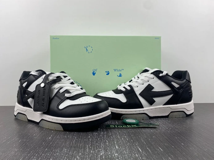 SmartChoice 2390 OFF-WHITE Out Of Office OOO Low Tops White Black White OMIA189C99LEA 1434