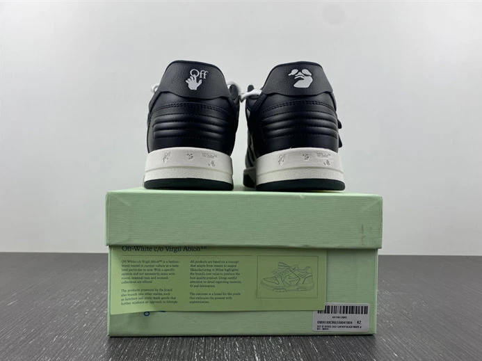 SmartChoice 2390 OFF-WHITE Out Of Office OOO Low Tops White Black White OMIA189C99LEA 1434