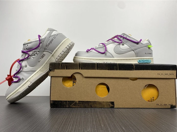 SmartChoice 4320 Nike Dunk Low Off-White Lot 45 DM1602- 2351