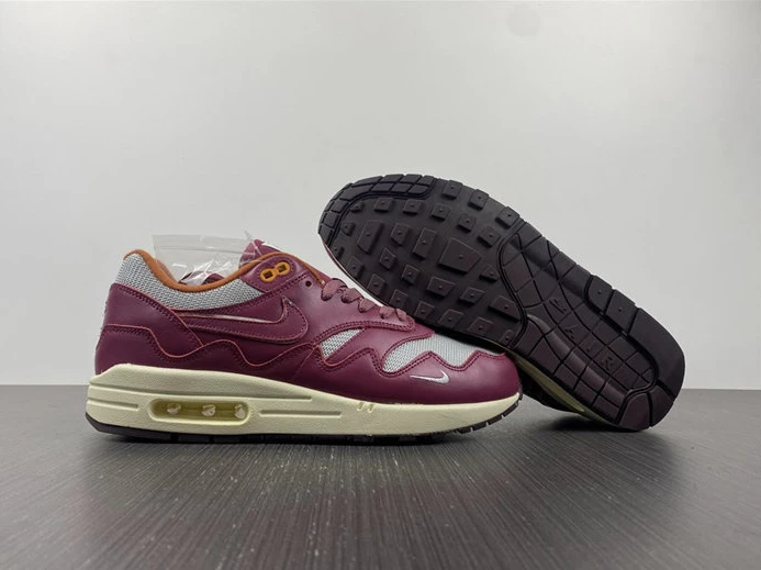 SmartChoice 6024 Nike Air Max 1 Patta Waves Rush Maroon DO9549- 2557