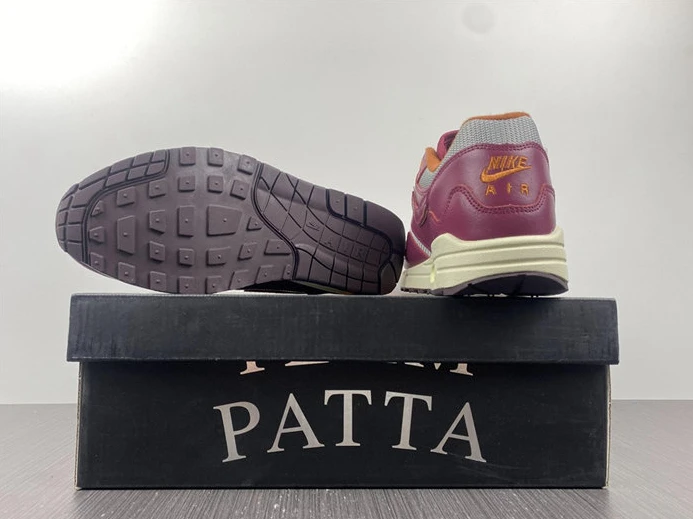 SmartChoice 6024 Nike Air Max 1 Patta Waves Rush Maroon DO9549- 2557