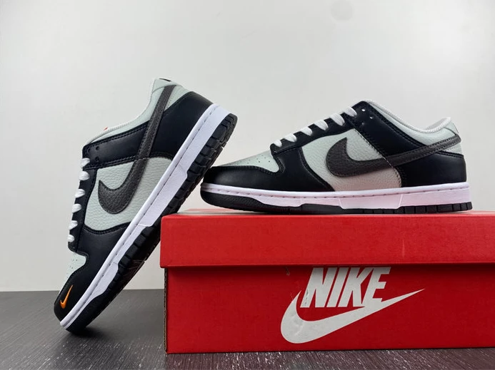 SmartChoice 7042 Nike Dunk Low Grey Black Orange Mini Swoosh FN7808- 1786