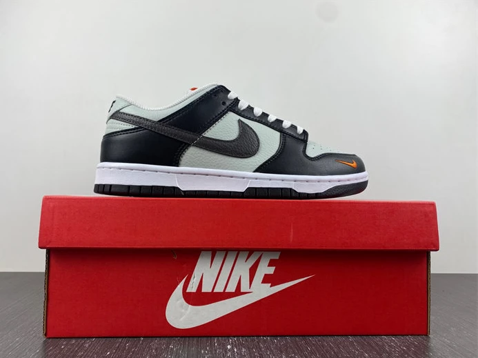 SmartChoice 7042 Nike Dunk Low Grey Black Orange Mini Swoosh FN7808- 1786