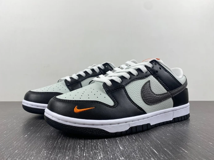 SmartChoice 7042 Nike Dunk Low Grey Black Orange Mini Swoosh FN7808- 1786